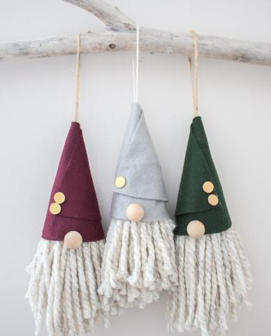 an image of gnome ornaments. 